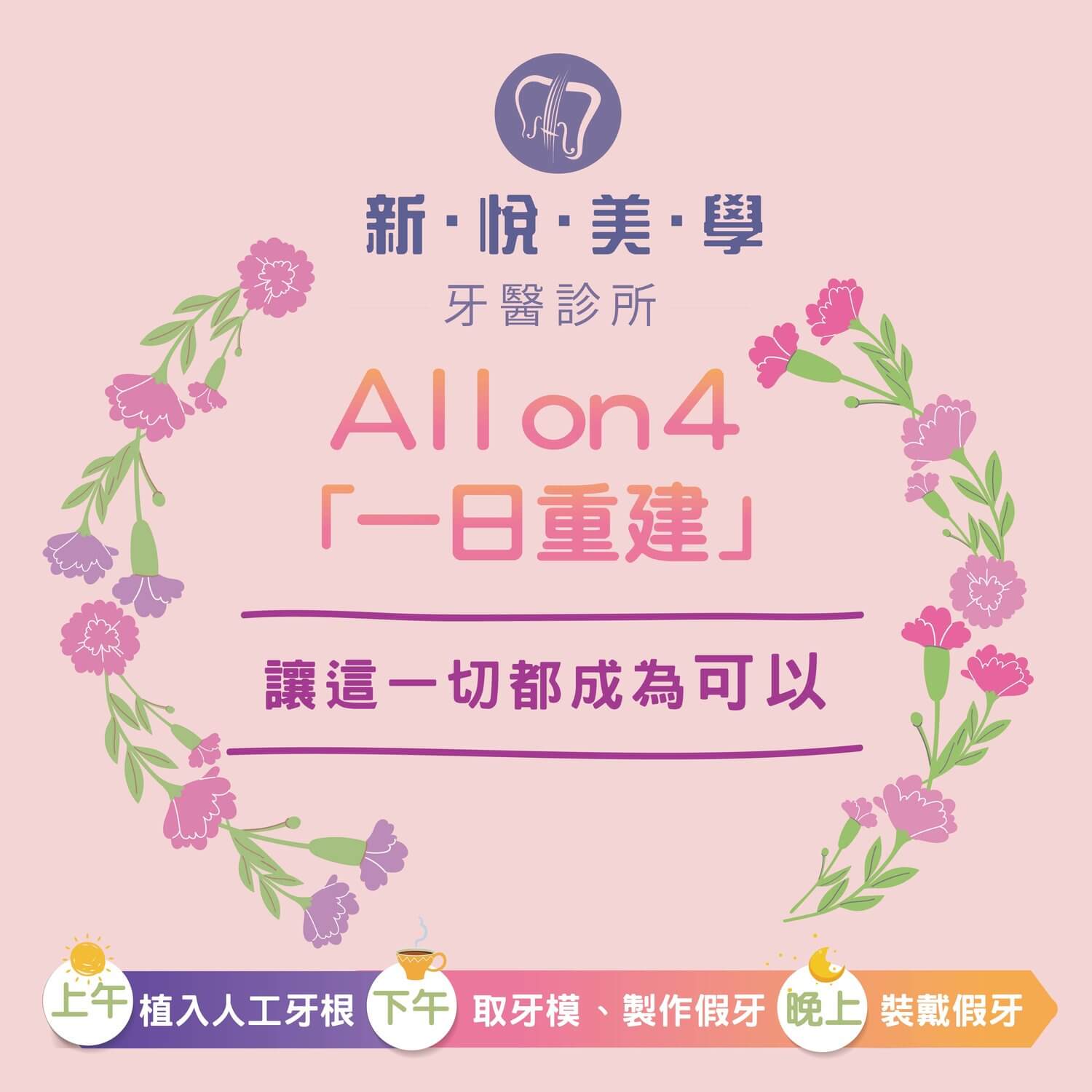 新悅美學牙醫案例-All on 4郝媽媽重建一口好牙的第5張圖片