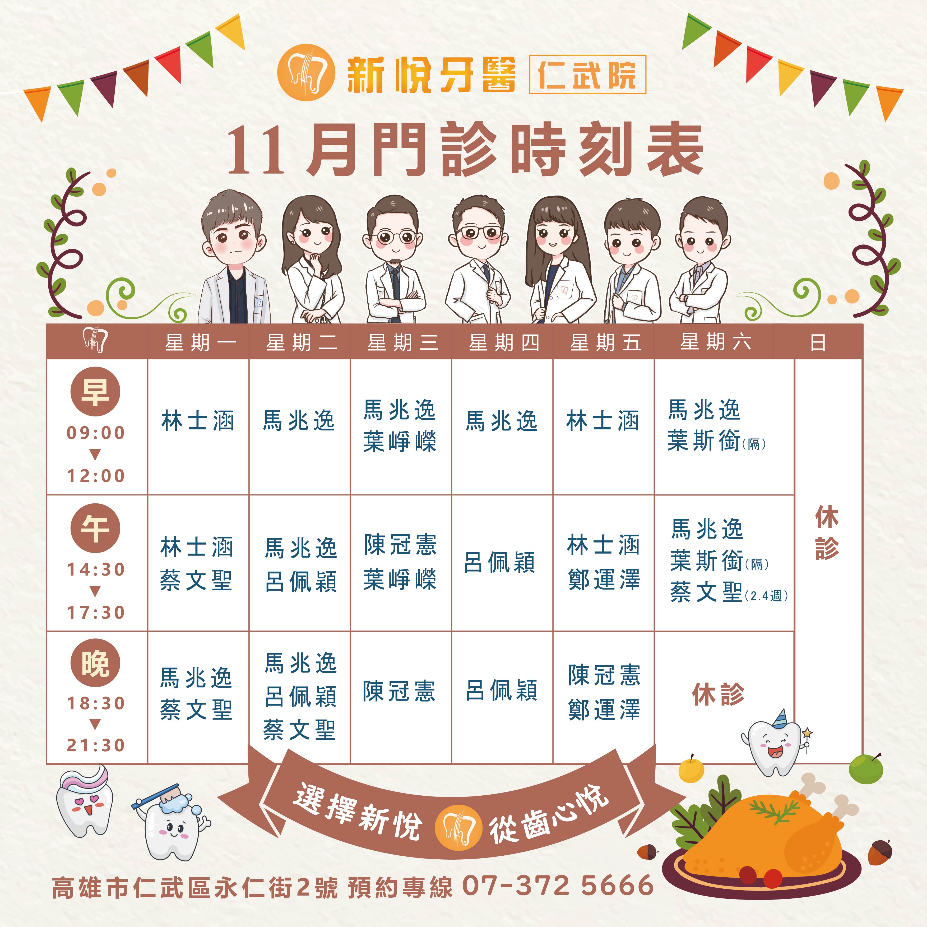 11門診表的第2張圖片