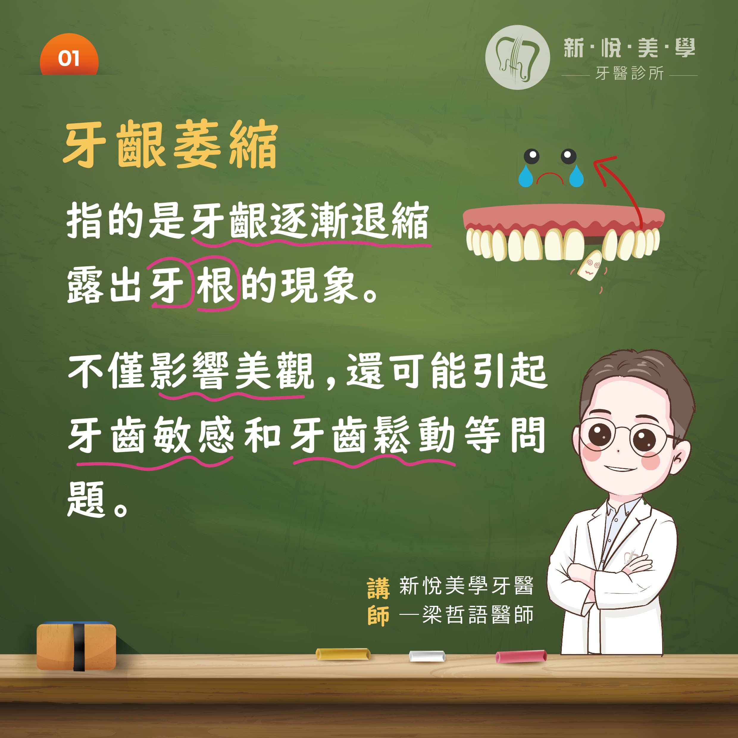 新悅美學牙醫診所的衛教專區圖片